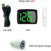 Digital Display HUD Head Up Display LED Large Font Display Universal Speedometer Display  For Car