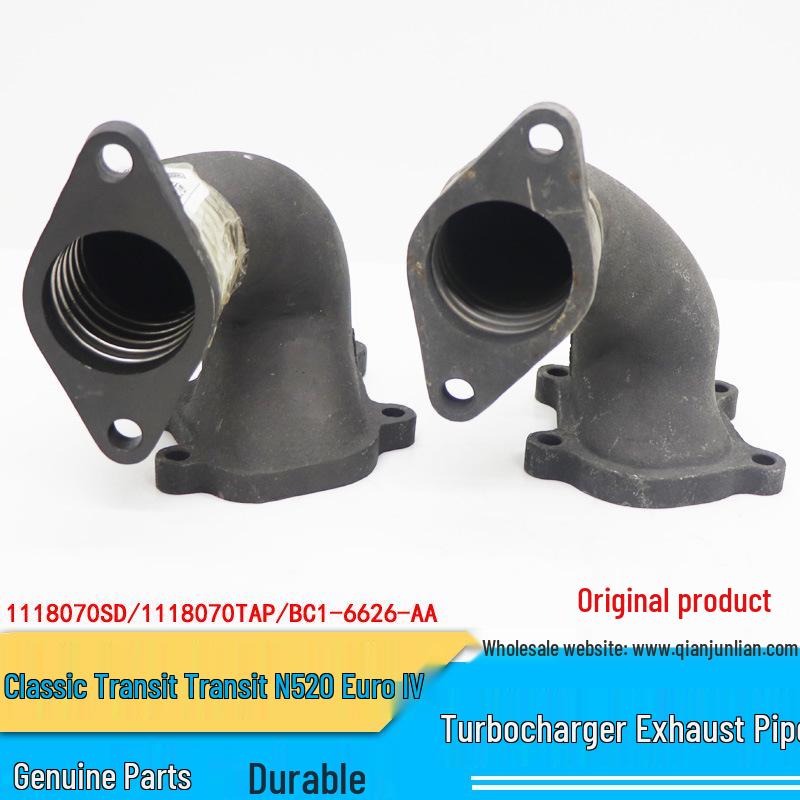 Compatible with Classic Transit Exhaust Bend & Turbocharger Bend; Genuine Original Exhaust Connection Pipe