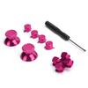 Metal Button Thumbstick Simulates Grip for PS4 Gamepad Controller Joystick ReplacementRose Red