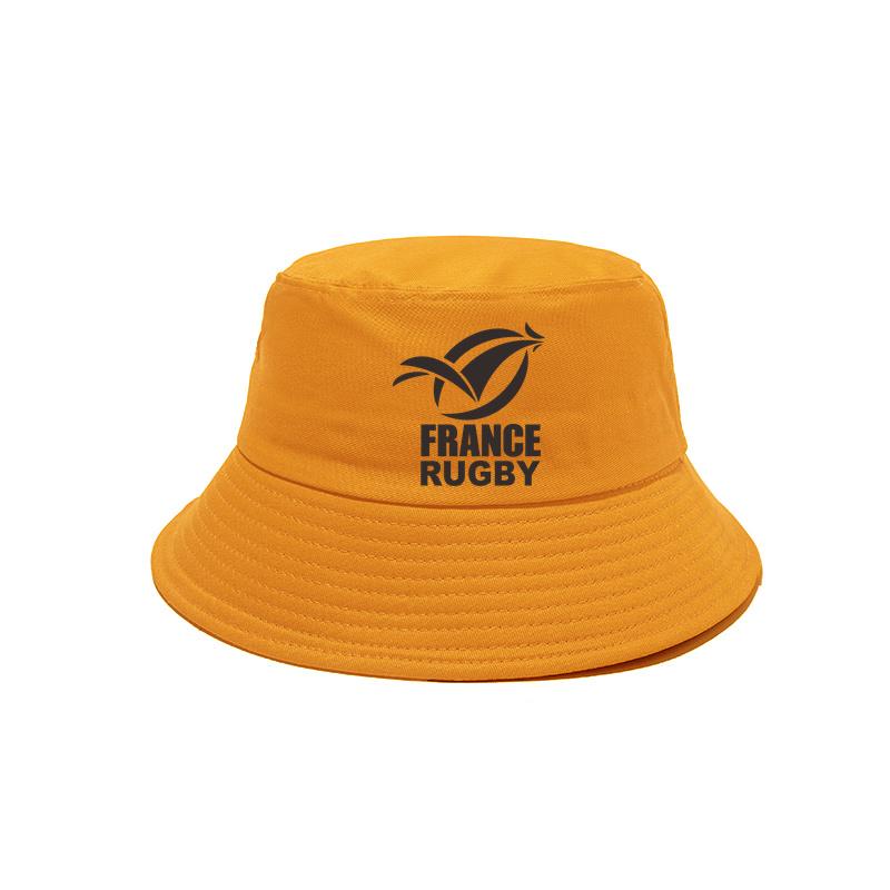 France Rugby Bucket Hat Cap Unisex Women Unisex Panama Cap Outdoor Summer Adjustable France Rugby Bob Caps MZ