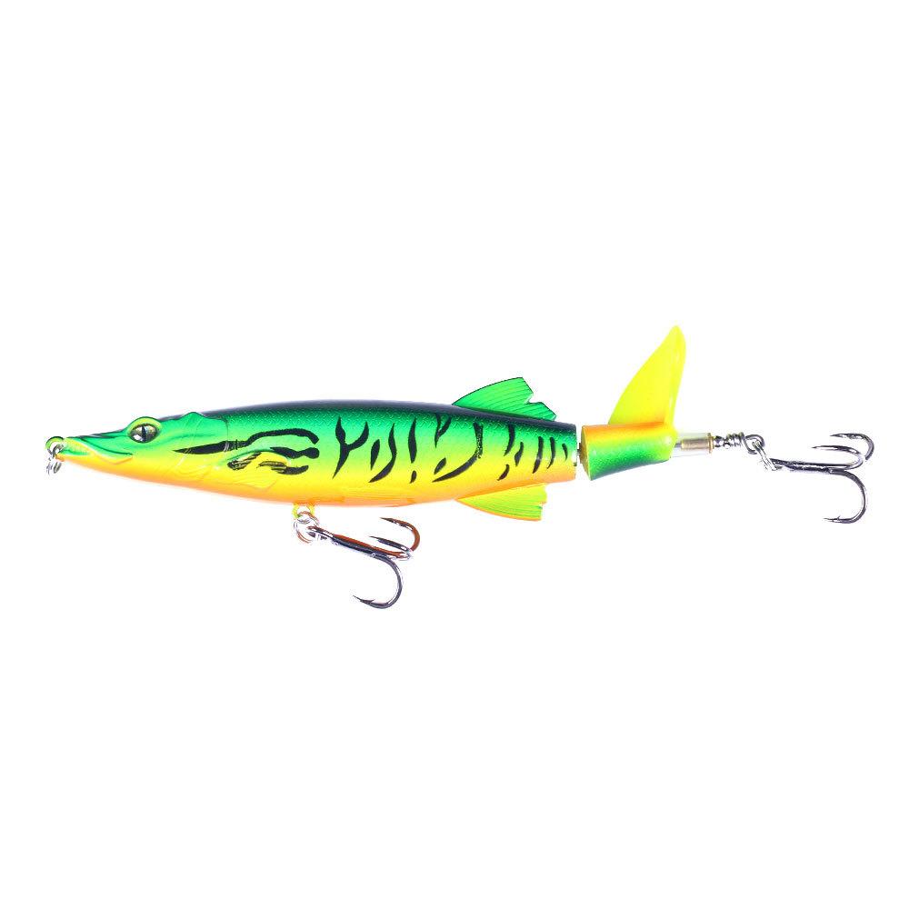 Tractor Crank Lure Set Surface Fishing Long-casting Floating ABS Live Bait Boxed Kit; Propeller-style Lure Freshwater Pike