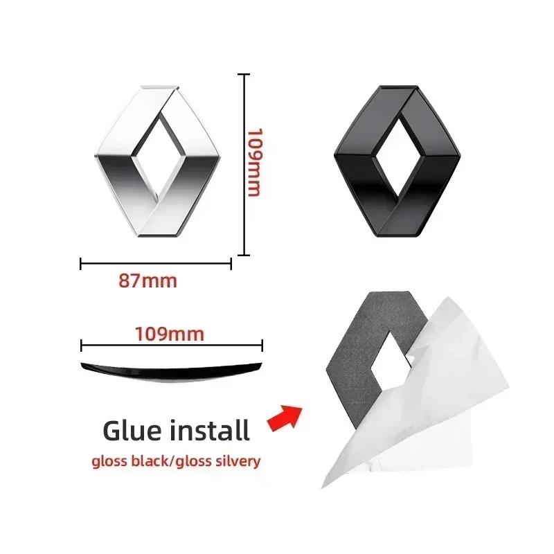 2026 Hete Voor Renault Naafdoppen Voor Renault Megane 2 3 Clio Duster Captur Logan Koleos Auto Accessoires Auto Voorste Motorkap Embleem Stic