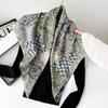 Silk scarf premium herringbone pattern double-sided printed square scarf 91 autumn and winter decorative gift high-end scarf silk scarf gift