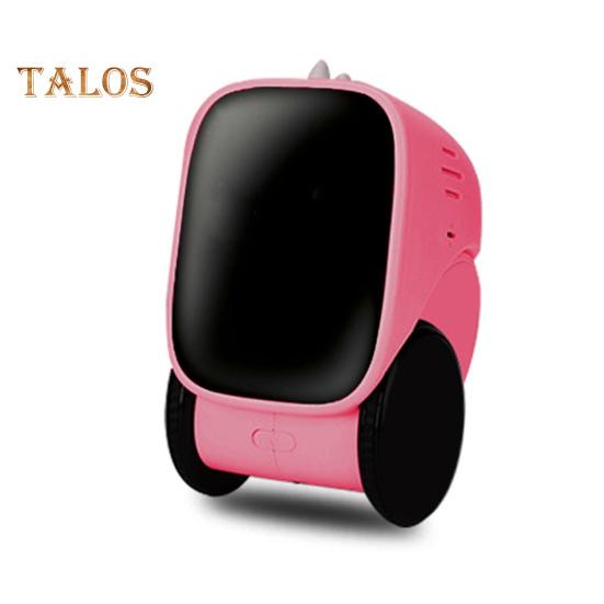 Kids Remote Control Robot Toy with LED Eyes Horns Auto-Demonstration Programmable Touch Sensing Educational Interactive Toddler Electric 2.4Ghz RC