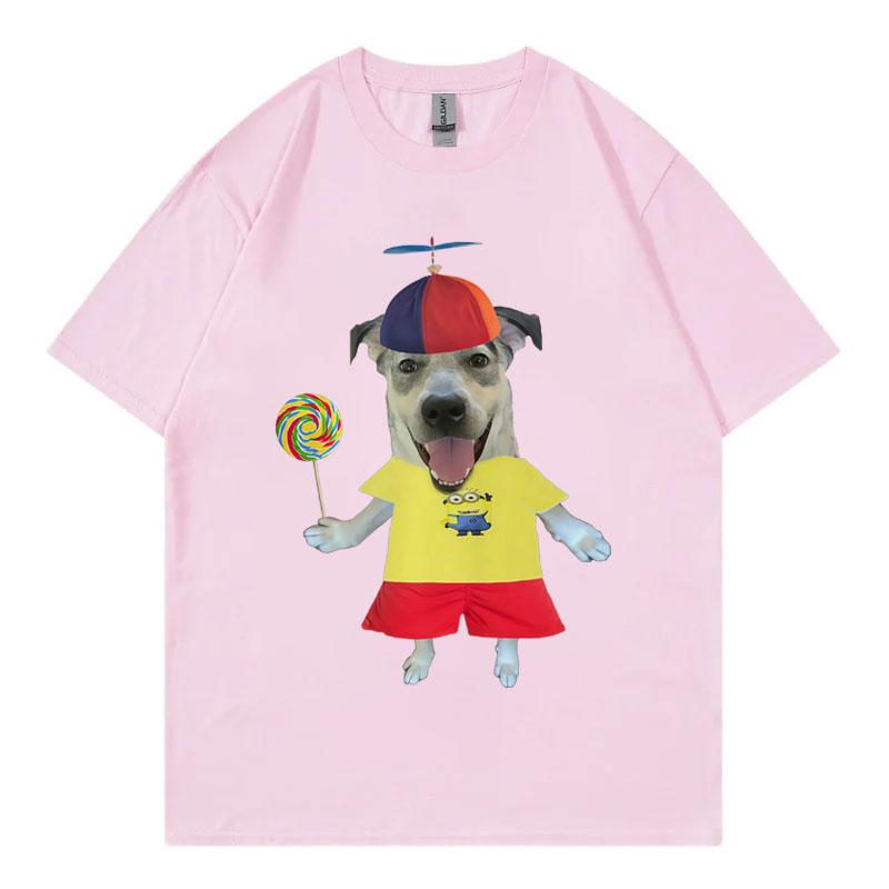 Trending Funny Dog Meme Tshirt Unisex Unisex Casual 100cotton Short Sleeve Tshirts High Quality Fashion Oversized Summer T Shirt