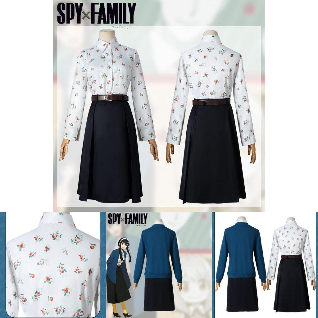 One-piece Spy×family Yor Forger Women Costume Polyester Dress Set For Fancy Occasions