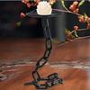 1 buc Lanț de fier Fluture Sfeșnic Suport pentru lumânare Decoratiuni pentru masă Mobilier pentru casă