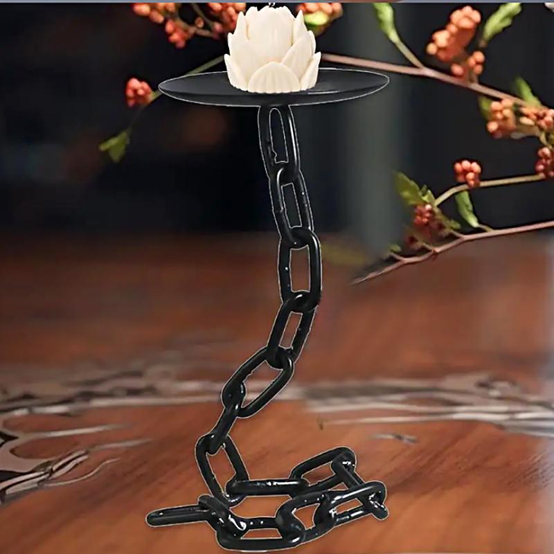 1Pc Butterfly Iron Chain Candlestick Chain Candle Holder Table Decorations Home Furnishing