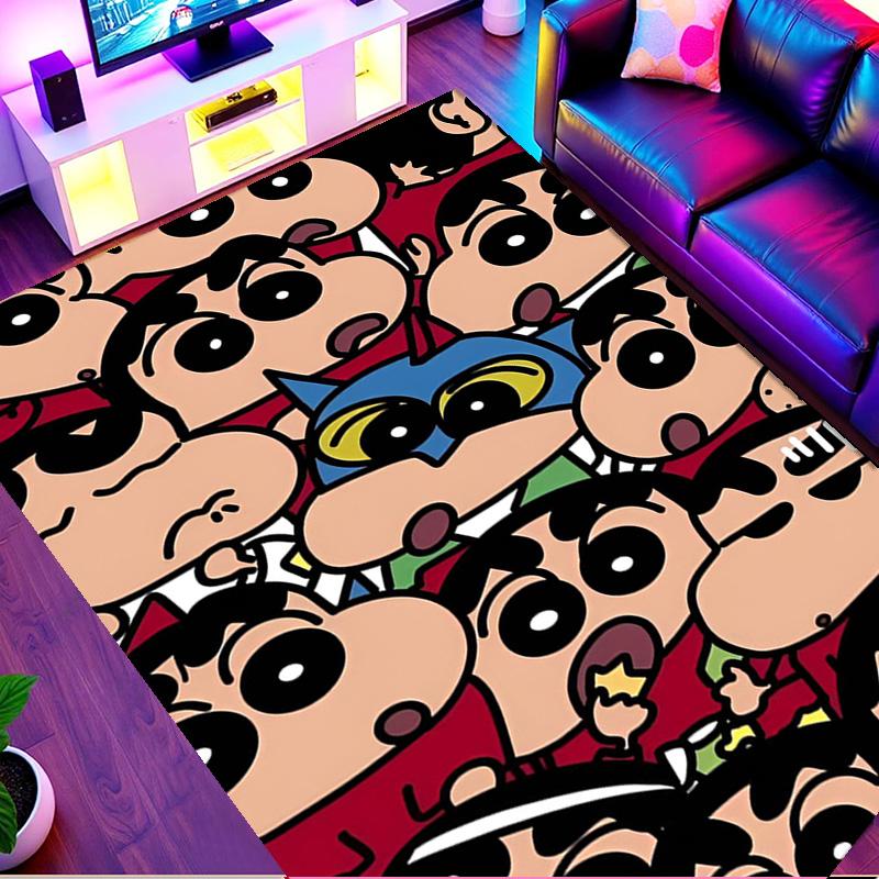 Cartoon comics Print Rug, Washable Floor Carpet, For Entryway Dorm Laundry Room Office Study, Home Decor Birthday Christmas Gift