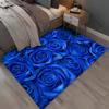 Blue Love Rose Carpets Living Room Tea Table Mats Bedroom Rug Washable Floor Mats Household Mat Dinosaur Carpet Rug