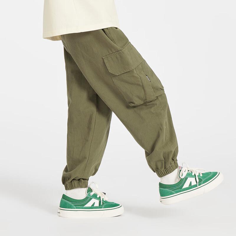 Boys' Pure Cotton Outdoor Cargo Jogger Pants
