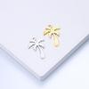 Set of 5 Fashionable Coconut Tree Charm Adornments Fashion Accessory for Personalizing Necklaces and Bracelets
