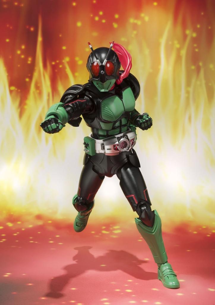 TAMASHII NATIONS Kamen Rider 1 145mm malovaná pohyblivá figurka SHFiguarts No. Cca. PVC a ABS