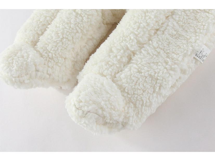Verdickter Baumwoll-Baby-Winter-Jumpsuit und Wickelset für Neugeborene und Kleinkinder