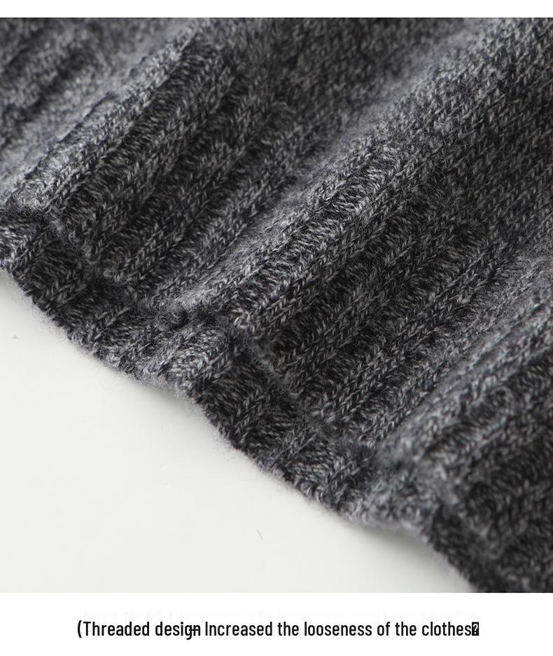 Autumn/Winter 2025 Women's Cashmere Knit Raglan Sweater - New Color, Loose Fit, Warm Pullover