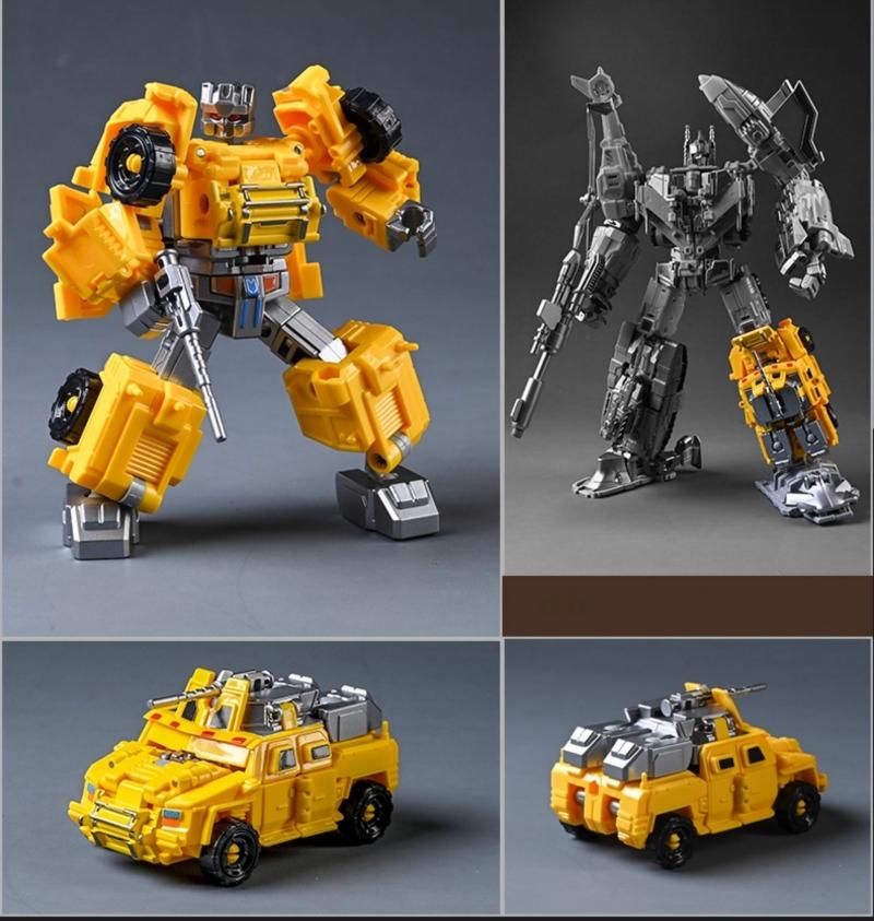 YUEXING NEW Transformation Toy Movie Devastator Engineering Vehicle Model G1 KO Action Figure Collection Robot Car Kids Gift