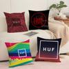 Hot Trend H-Huf Cushion Cover Soft Short Plush Pillow Cover Smooth Cozy Texture Aesthetic Cushion Case Home Decor