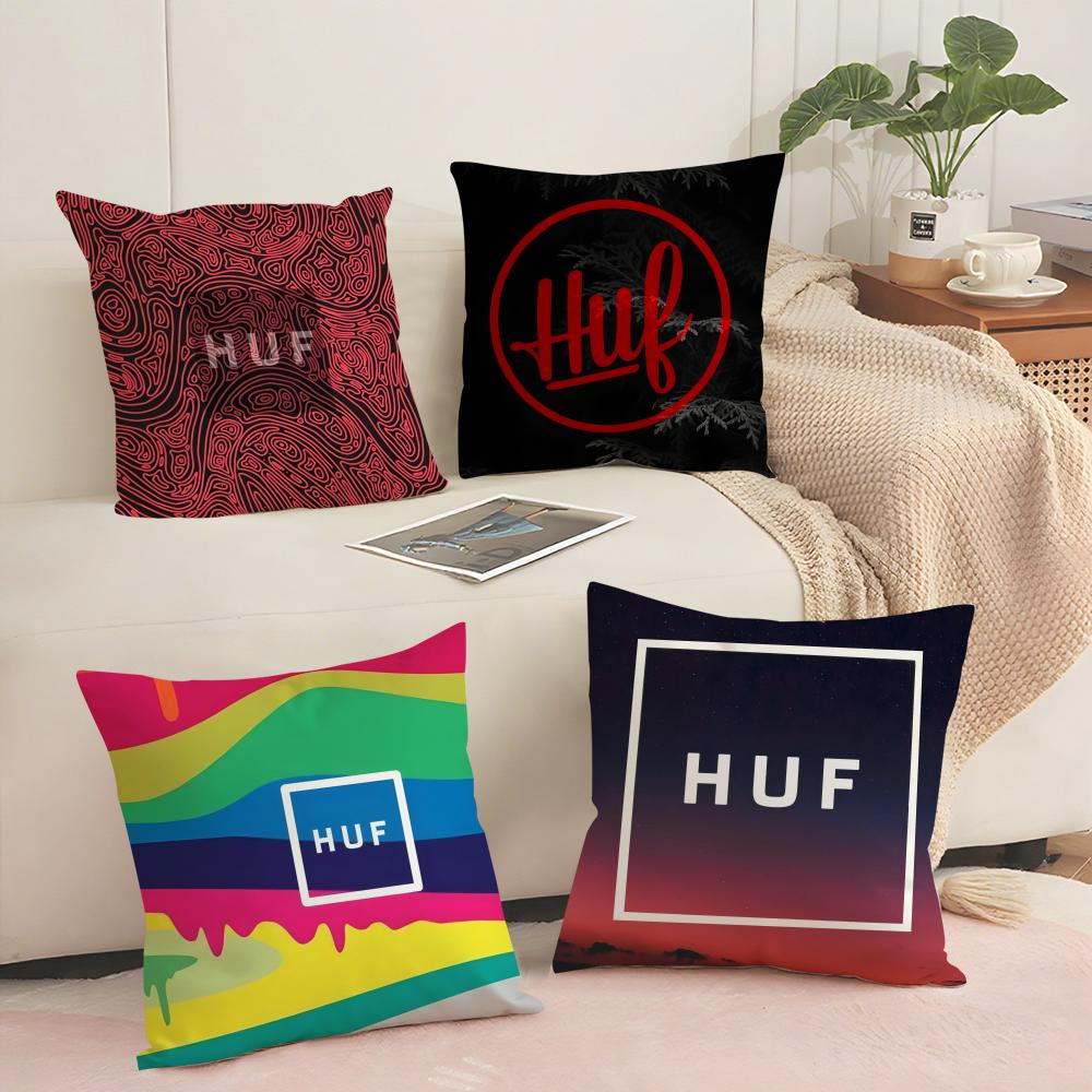 Hot Trend H-Huf Cushion Cover Soft Short Plush Pillow Cover Smooth Cozy Texture Aesthetic Cushion Case Home Decor