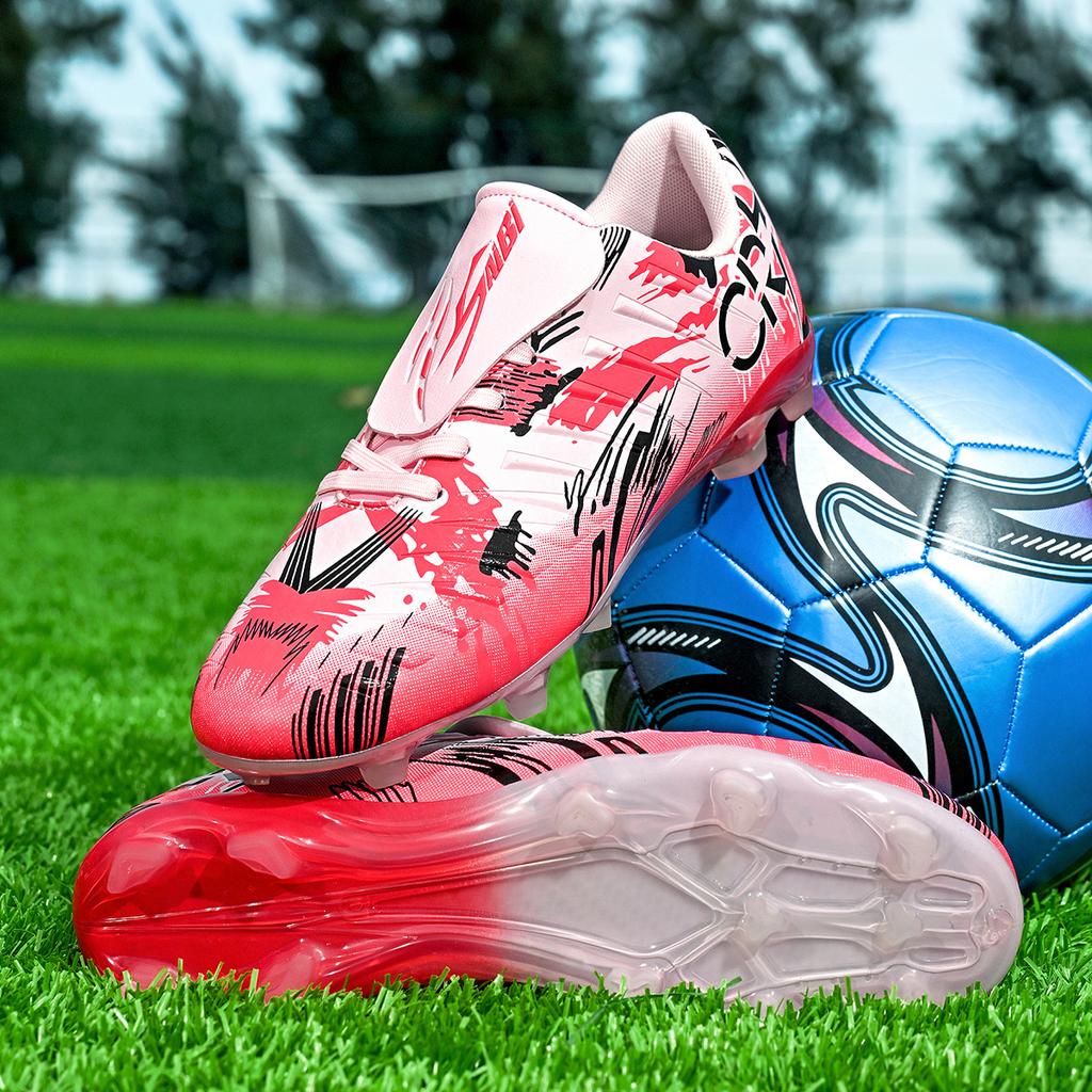 Neue Fußballschuhe des Modeherstellers Low-Top Herren- und Damenschuhe Herren-Jugend Spieltrainings-Fußballschuhe sind auf Lager