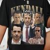 Kendall Roy T-Shirt – Vintage Succession Rundhals, TV-Show Fanartikel|............|||