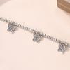 Fashion versatile alloy diamond-encrusted butterfly bracelet light luxury high-end jewelry jewelry women