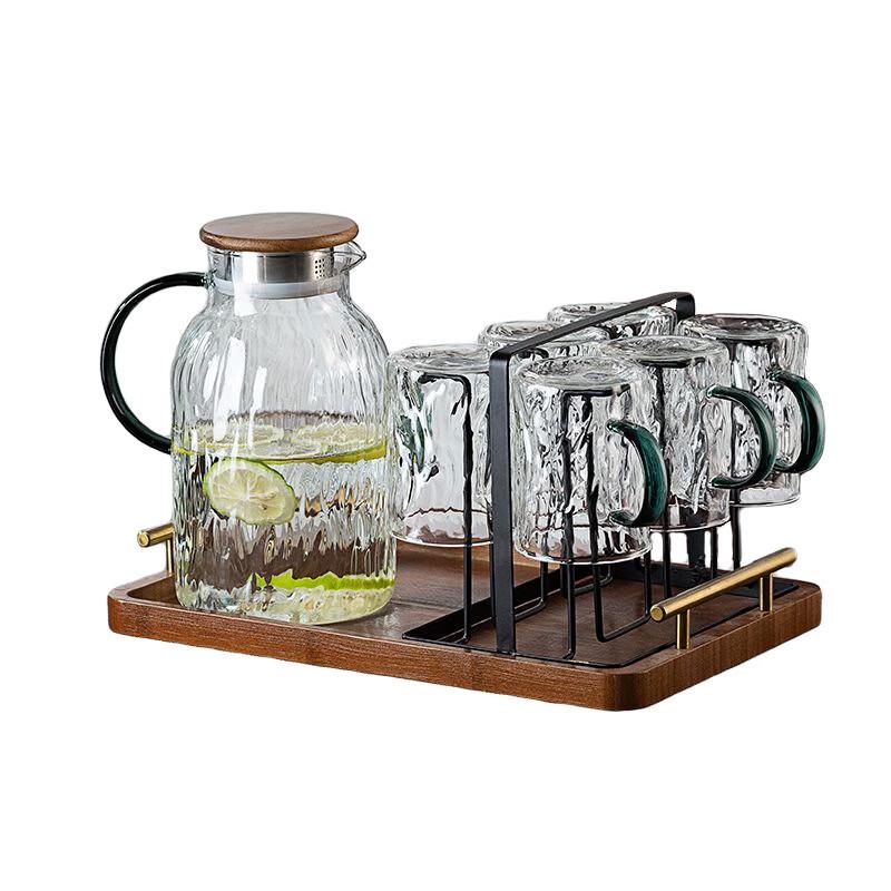 OLOEY Heat-Resistant Borosilicate Glass Cup Set