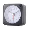 Mini Size Squared Alarm Clock For Travel Silents No Ticking Travel Alarm Analog Clock Gentle Night Light For Dark Hours Bedside