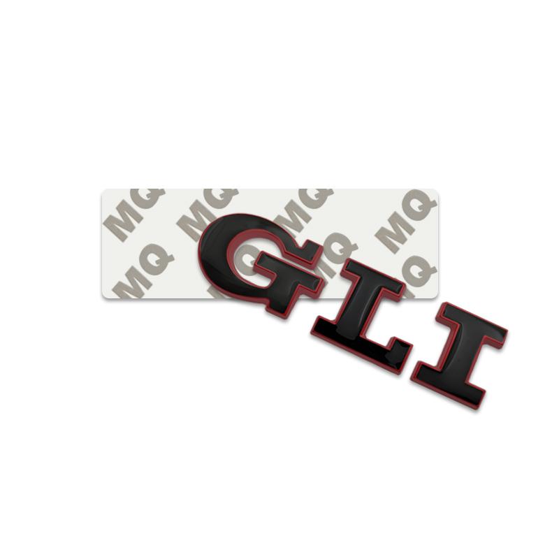ABGM1 Car-Styling Metal Stickers GLI Emblem Badge For Jetta Golf 3 4 5 6 7 Touareg Amarok 4 Motion MK2 MK3 MK4 MK5 MK6 MK7 R32