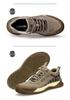 Men's Steel Toe Electrician Work Shoes - Anti-Smash, Anti-Puncture, Non-Slip, Wear-Resistant, Comfortable Safety Footwear