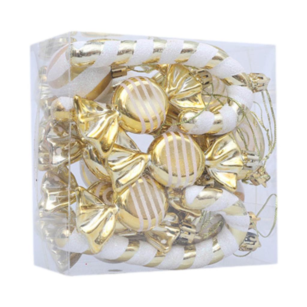 18 Pieces Christmas Ball Ornaments Creative for Festival Wedding Anniversary