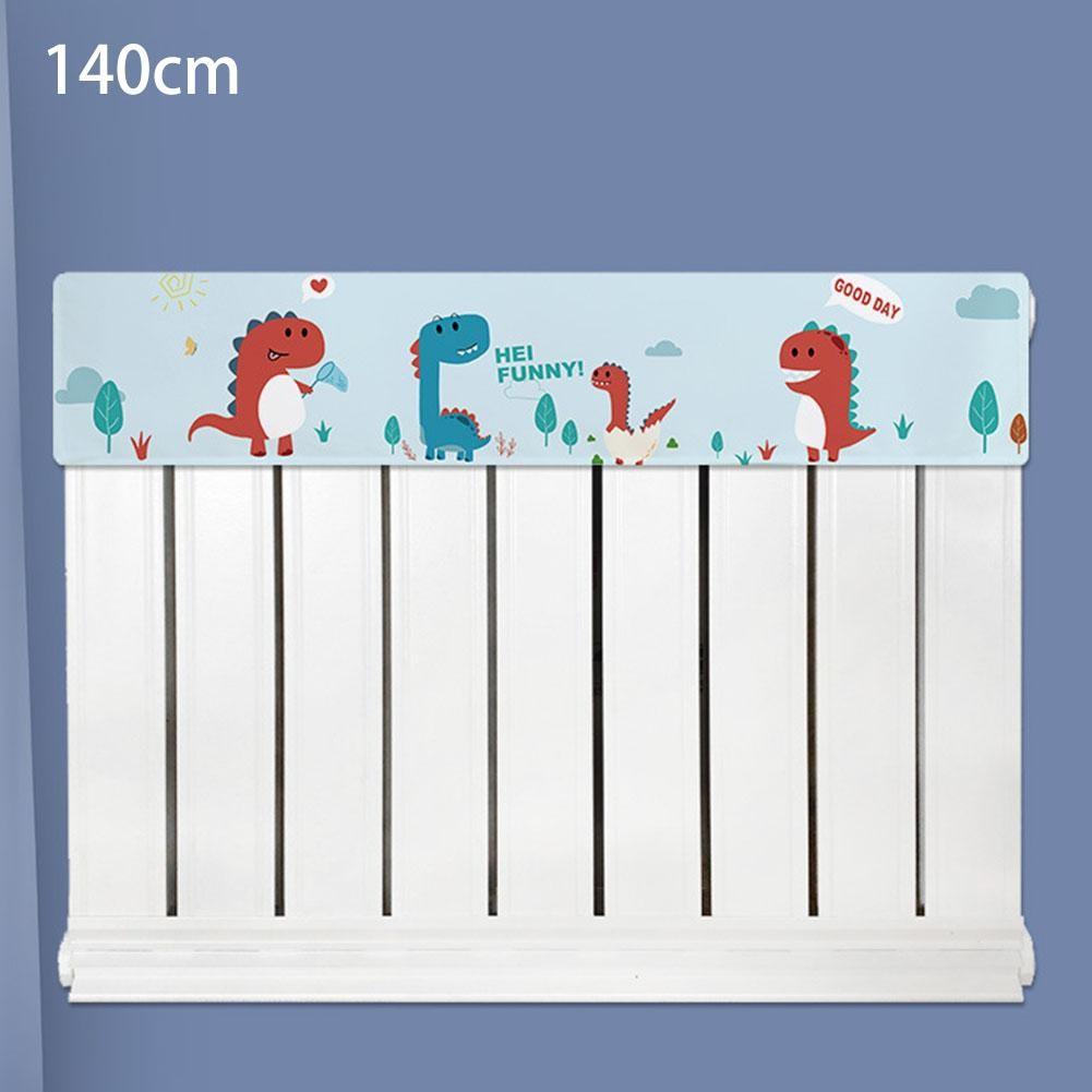 Radiator Cover with Ties Soft Fabric Protects Against Dust Accumulation 140cm