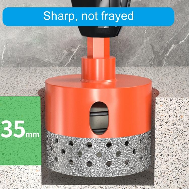 Diamonds Dry Vacuum Brazed Drilling Core Drill Bits 20-65mm Porcelain Cup Saw Tiles Granites Marble Hole Saw