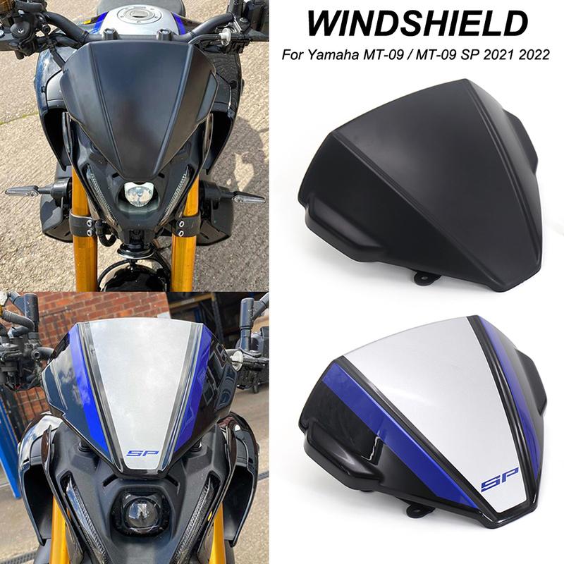 2021 2022 Motorcycle Windshield Sport Windscreen Visor Viser Fits For YAMAHA MT-09 MT09 SP MT 09