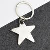 Star Shaped Keychain For Men Sturdy Alloy Metal Key Ring Accessory Stylish Pocket Decors Gift For Birthdays