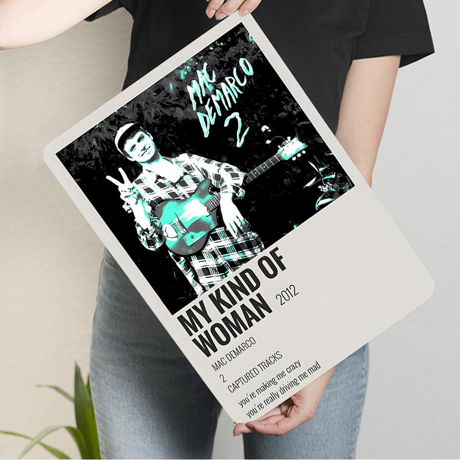 Mac DeMarco 2 My Kind of Woman Album Cover Custom Iron Painting Music Decor 2012 Captured Tracks