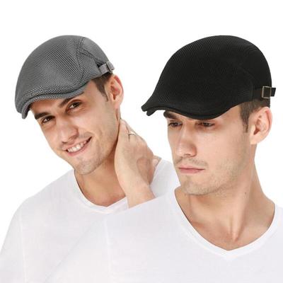 Men's Spring Middle-aged Air Mesh Simple Hunting Cap