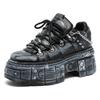 Platform shoes high street American men's shoes metal punk style retro niche design fried street fashion shoes tide 561204-J