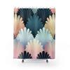 Shower Curtain, Modern Retro Bathroom Decor, Bespoke Home Decor, Bathroom Shower Curtains, Housewarming Gift, Gift For Couples