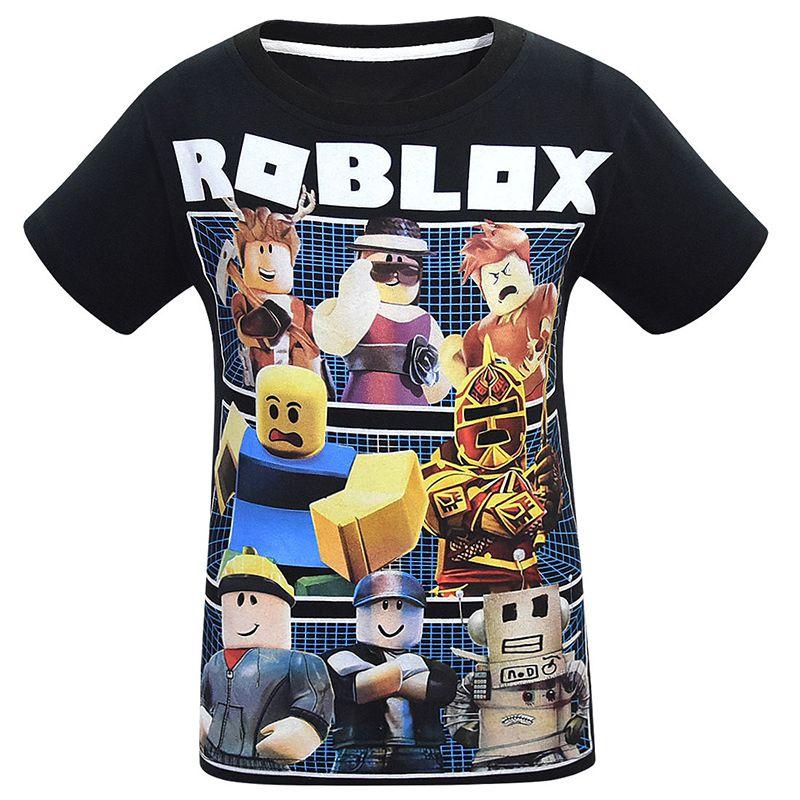 Roblox Game Character Children Roblox Print Cotton Short Sleeve Casual T Shirt
