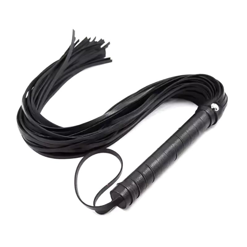 High Quality Pu Leather Pimp Whip Racing Riding Crop Training Horse Whip Stage Performance Prop Party Flogger Horse Riding Whip