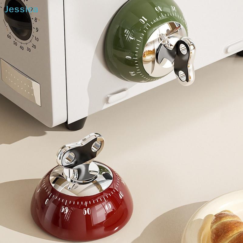 Kitchen Magnetic Timer-Mechanical Countdown Timer with Alarm, Colorful Cooking Timer for Baking & Meal Prep