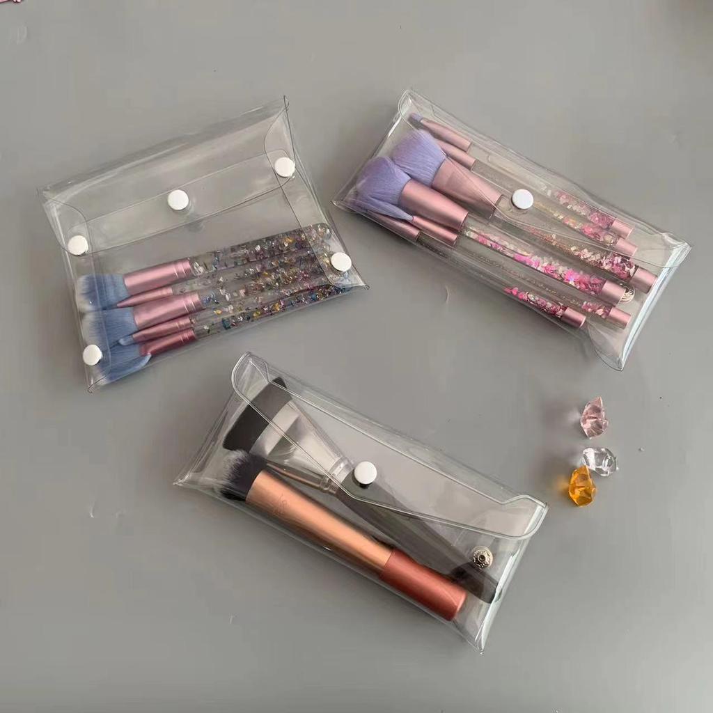 Portable Waterproof EVA Travel Makeup Bag with Transparent Design and Lanyard for Easy Storage