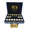 20 Medalii Comemorative Auspicioase Dragon și Tigru, Monede Comemorative Perfecte, Set Cutie Cadou