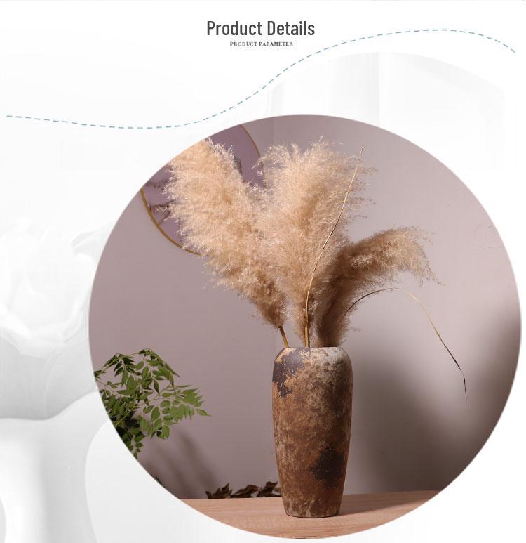 Hydroponická keramická váza ve stylu wabi-sabi na čajový stolek nebo do vstupní haly