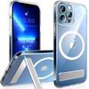 Husă de telefon cu suport magnetic pentru iPhone 17 16 15 14 Pro Max Plus 12 13 Mini 11 Huse mobile cu suport pliabil Spate rezistent la șocuri