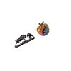 Modern Chinese Cow And Bear Animal Sculpture with Nordic Graffiti Figurine for Desk Table Bar Home