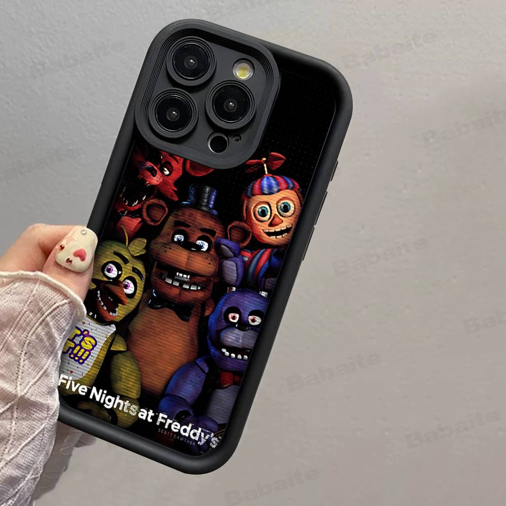 

Amine Fnaf Five-nights-At-Freddys Phone Case For IPhone 17 16 15 14 13 12 11 Pro Max Mini Plus Soft TPU Back Cover iPhone 15
