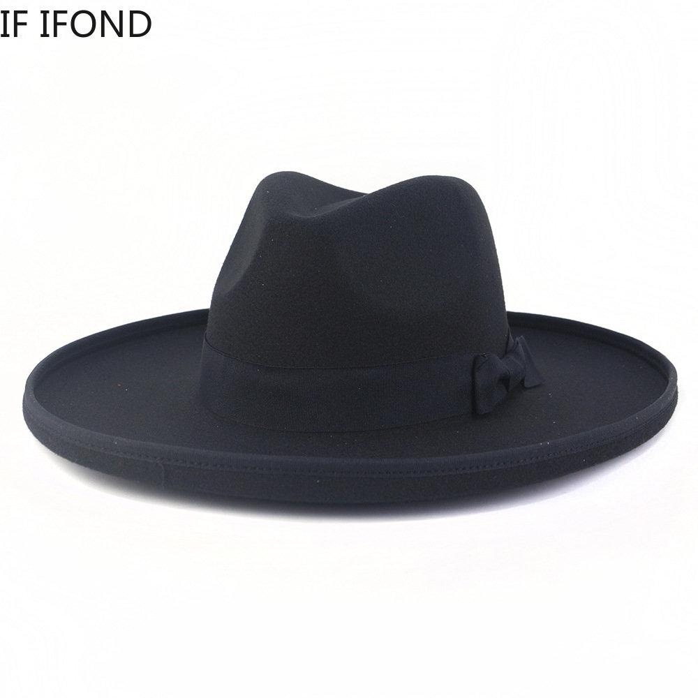 Neuestes Design Fedora Hut für Frauen Fascinator Rosa Hochzeitsdekoration Kirchenhüte Winter Wolle Panama Jazz Cap