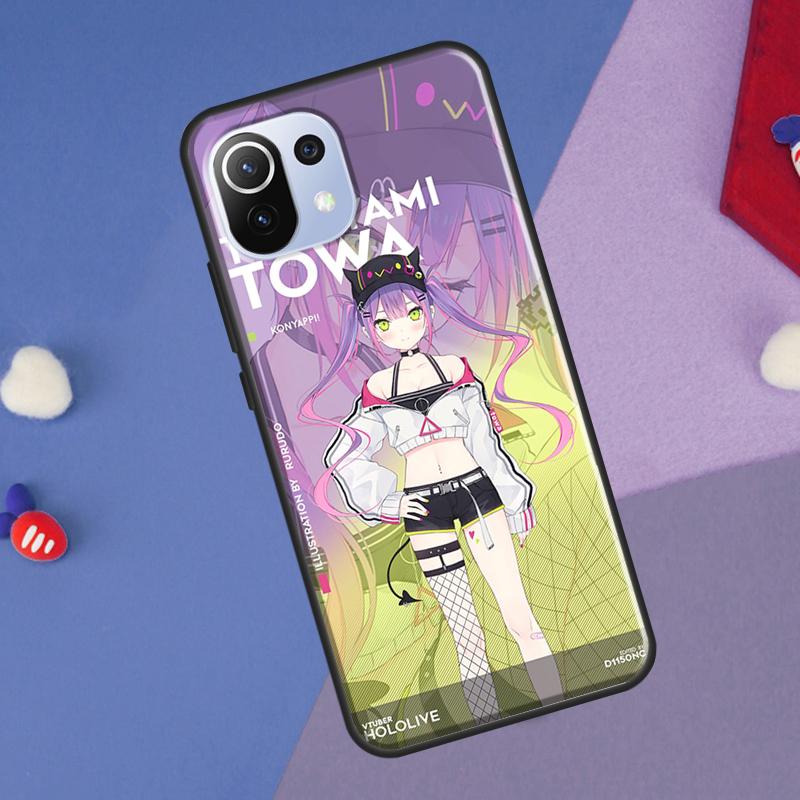 Tokoyami Towa Hololive Cover For Xiaomi 14 13 Ultra 11T 12T 13T 14T Pro POCO X7 Pro X3 X5 F3 F5 F6 M6 X6 Pro Case