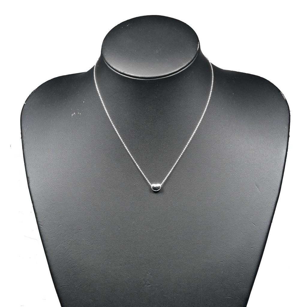 TIFFANY&Co. Bean Necklace Silver925 2.46g Women Used